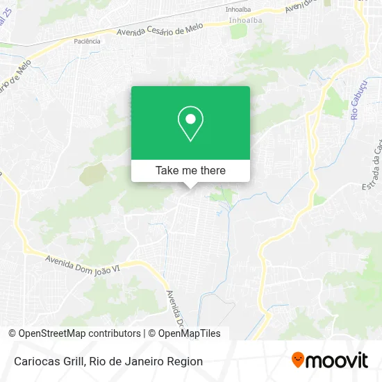 Cariocas  Grill map