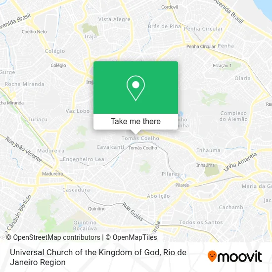 Igreja Universal Do Reino De Deus map