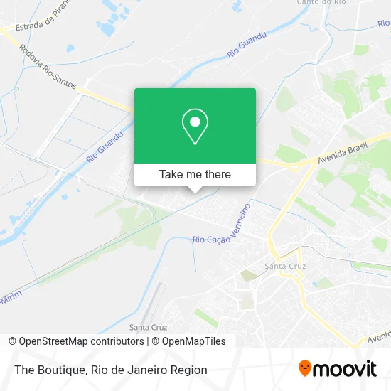 La Boutique map