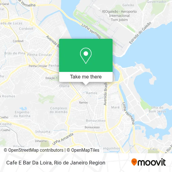 Cafe E Bar Da Loira map