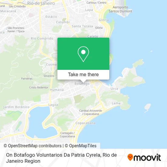 On Botafogo Voluntarios Da Patria Cyrela map