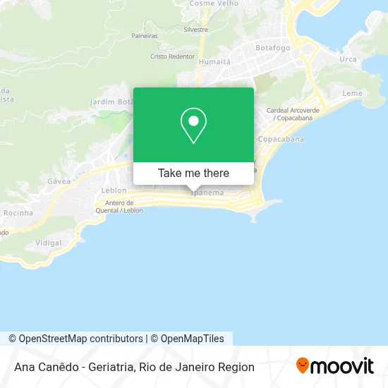 Ana Canêdo - Geriatria map