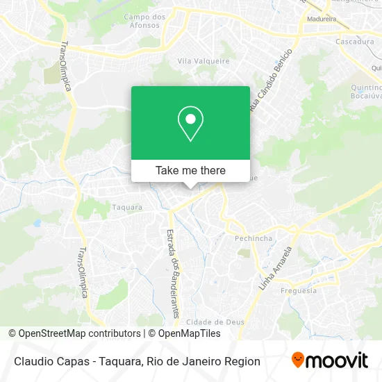Claudio Capas - Taquara map