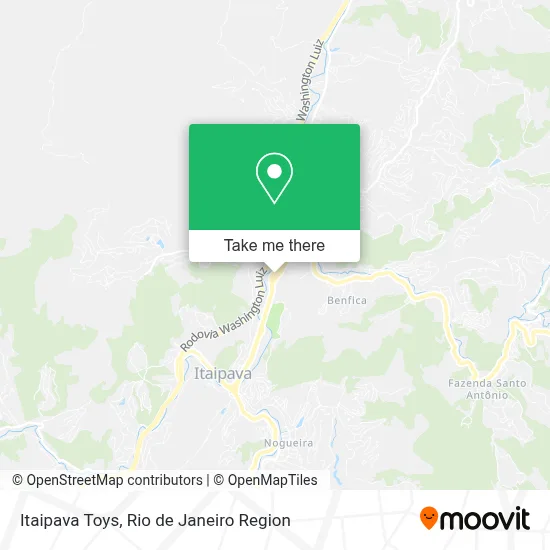Itaipava Toys map