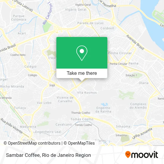 Sambar Coffee map