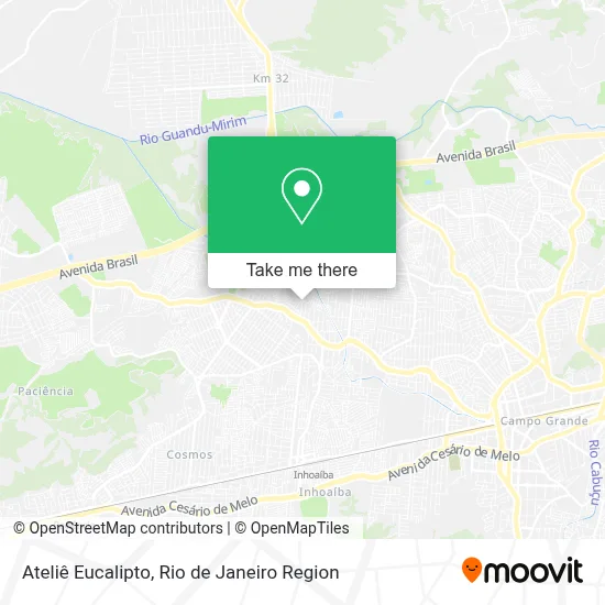 Ateliê Eucalipto map