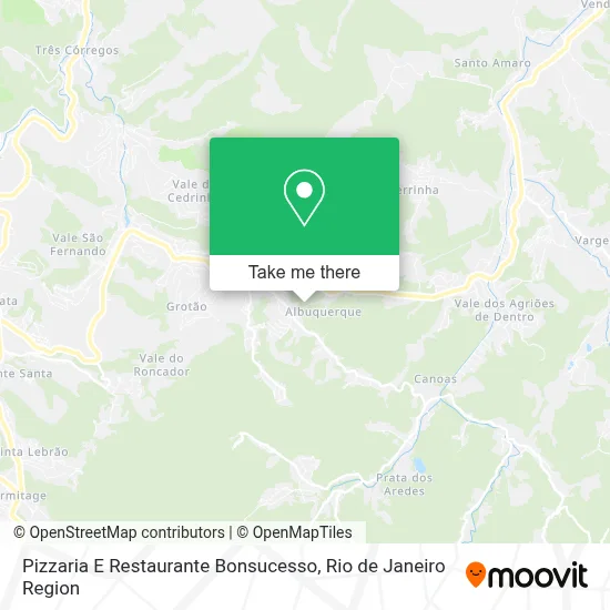 Pizzaria E Restaurante Bonsucesso map