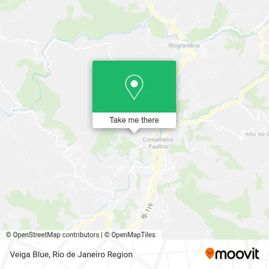 Veiga Blue map