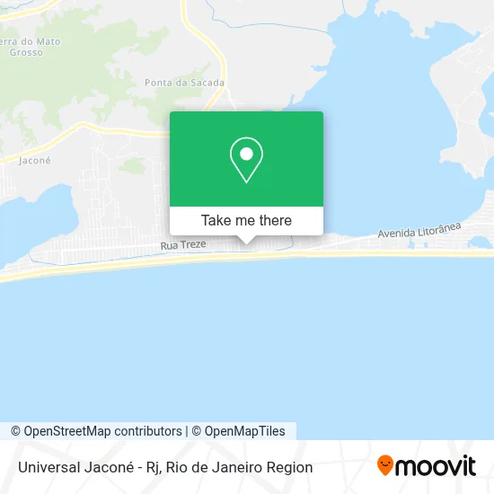 Universal Jaconé - Rj map