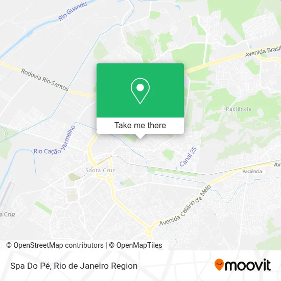 Spa Do Pé map