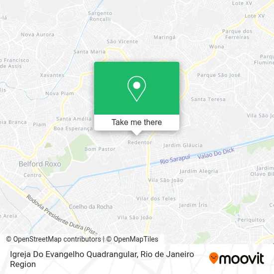 Igreja Do Evangelho Quadrangular map