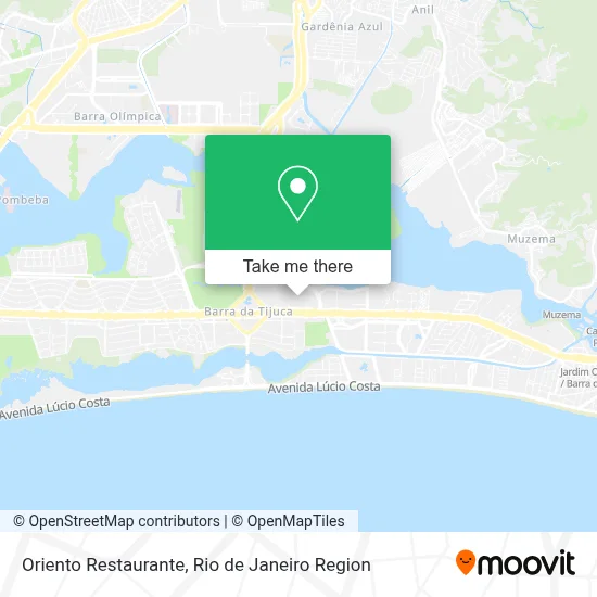 Oriento Restaurante map