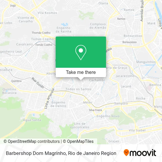 Barbershop Dom Magrinho map