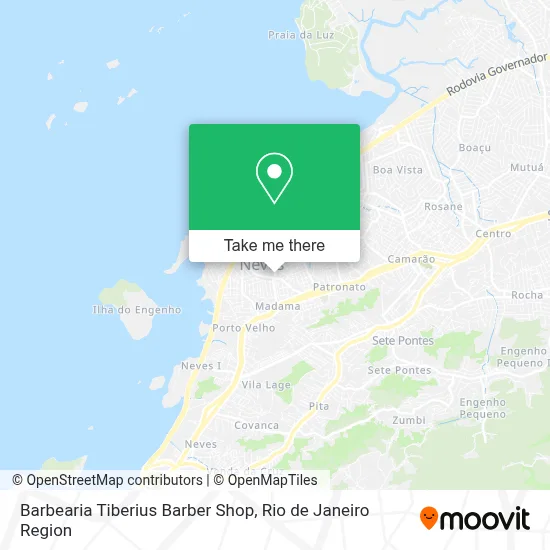 Barbearia Tiberius Barber Shop map