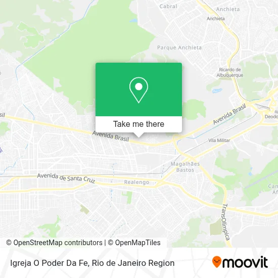 Igreja O Poder Da Fe map