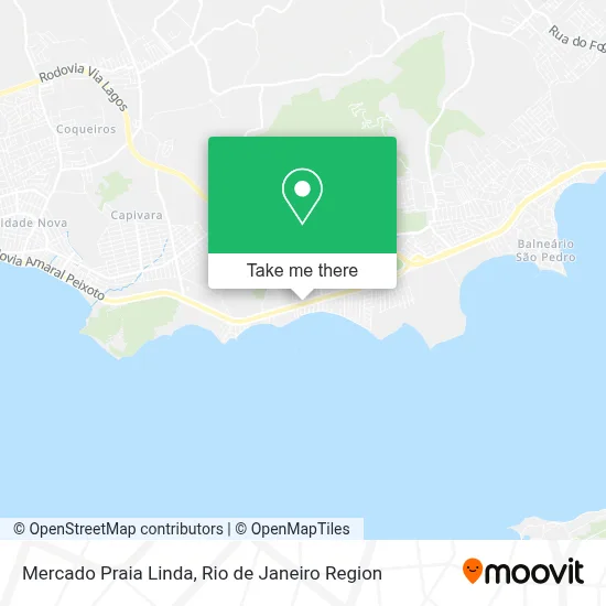 Mercado Praia Linda map