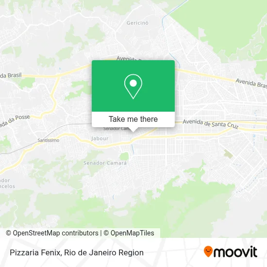 Pizzaria Fenix map