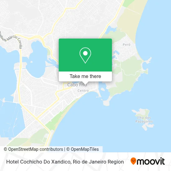 Hotel Cochicho Do Xandico map