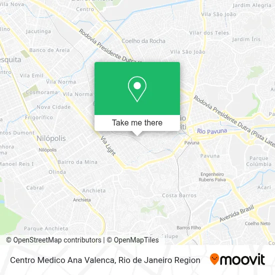 Centro Medico Ana Valenca map