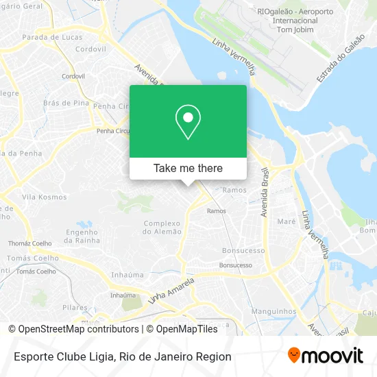 Esporte Clube Ligia map