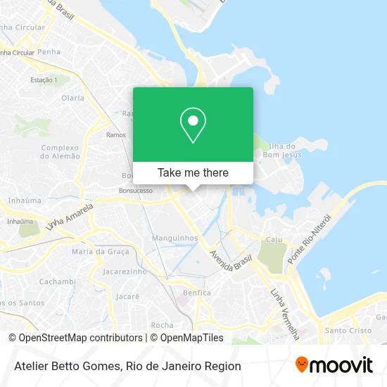 Atelier Betto Gomes map