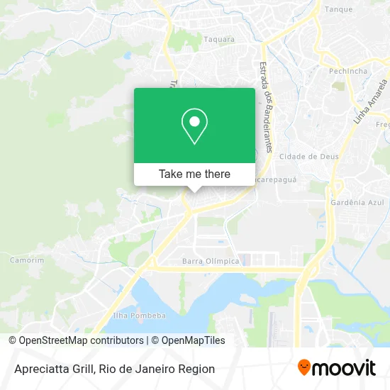 Apreciatta Grill map