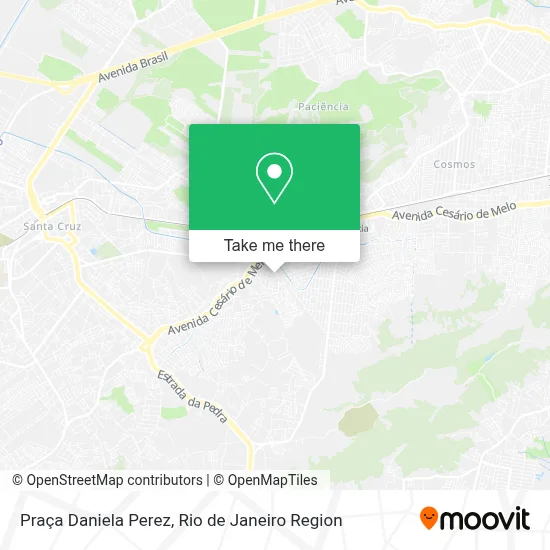 Praça Daniela Perez map