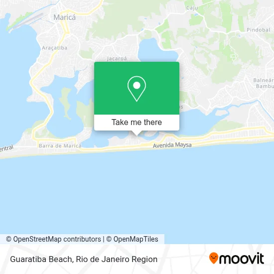 Guaratiba Beach map