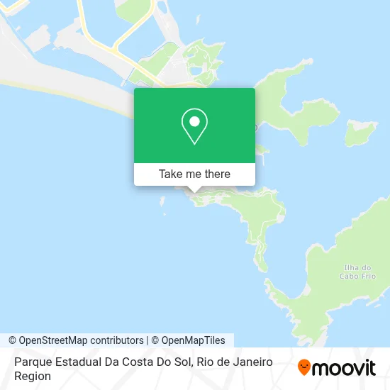 Parque Estadual Da Costa Do Sol map