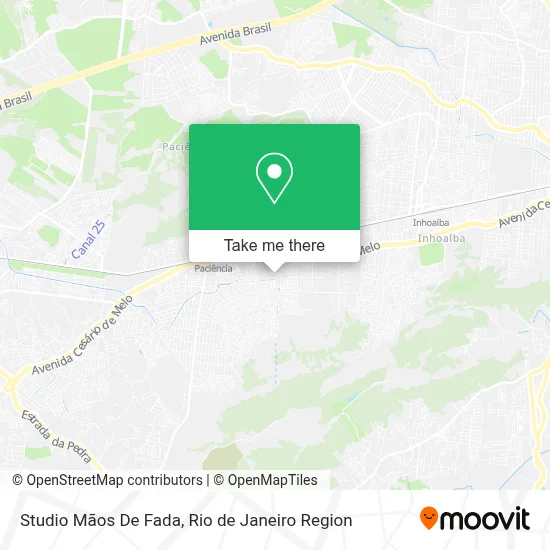Studio Mãos De Fada map