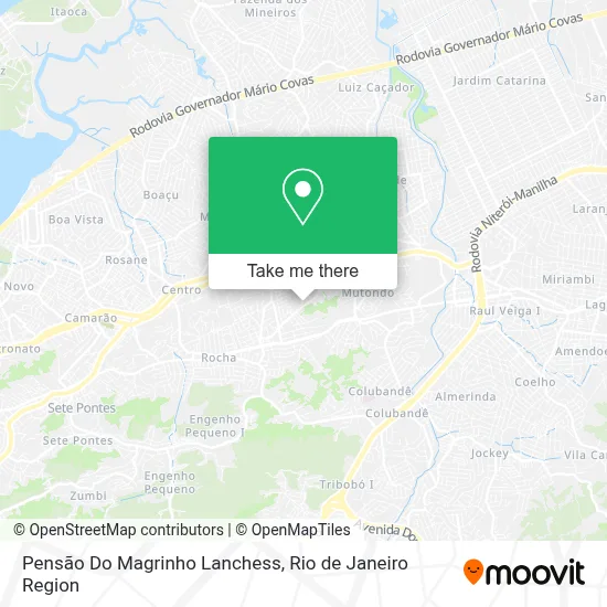 Pensão Do Magrinho Lanchess map