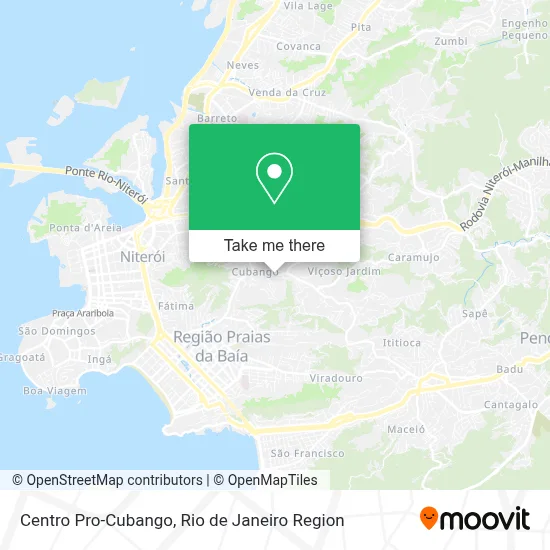Centro Pro-Cubango map