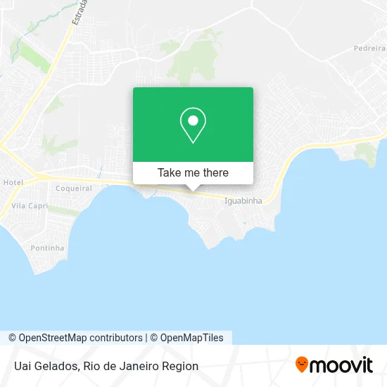 Uai Gelados map