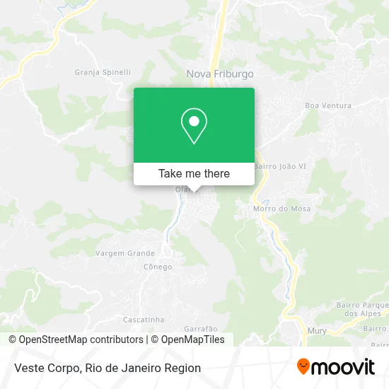 Veste Corpo map