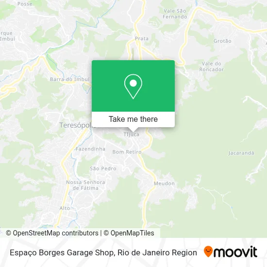 Espaço Borges Garage Shop map