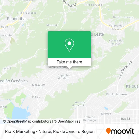 Rio X Marketing - Niteroi map