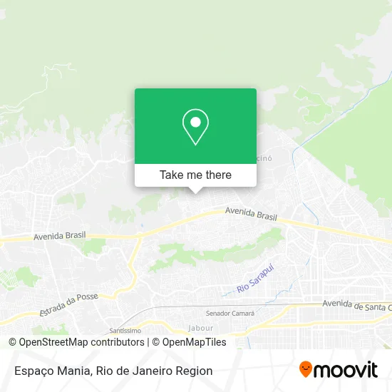 Espaço Mania map