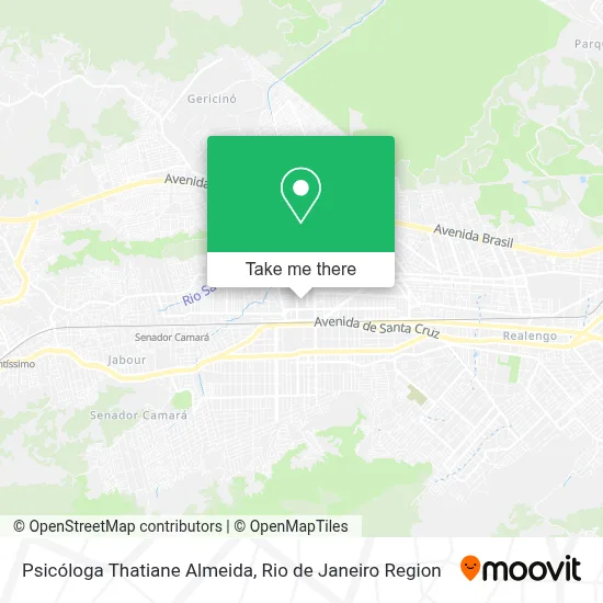 Psicóloga Thatiane Almeida map