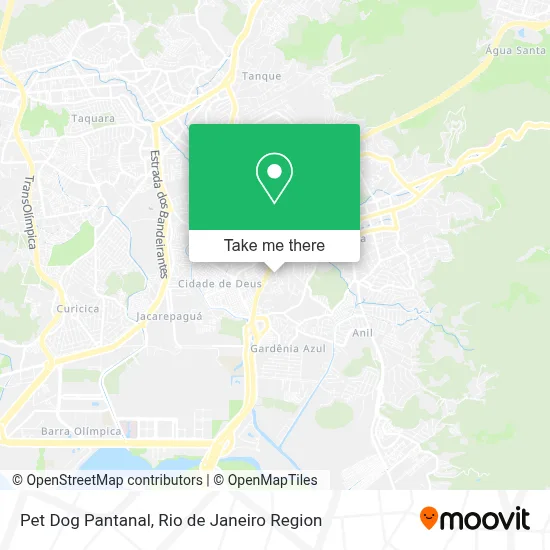 Pet Dog Pantanal map