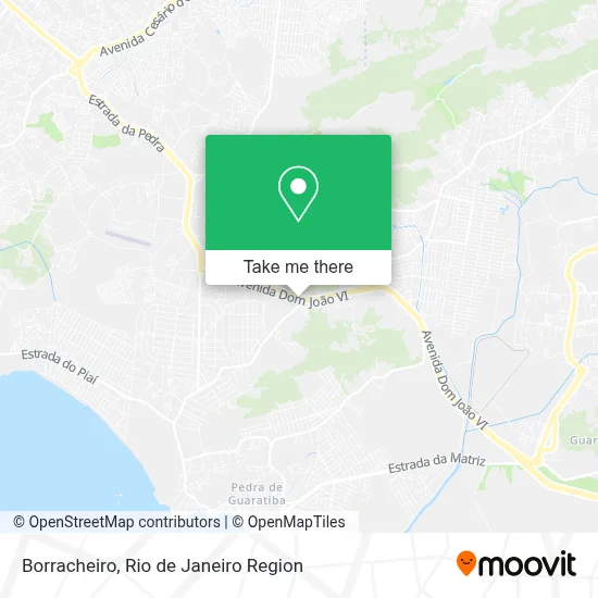 Borracheiro map