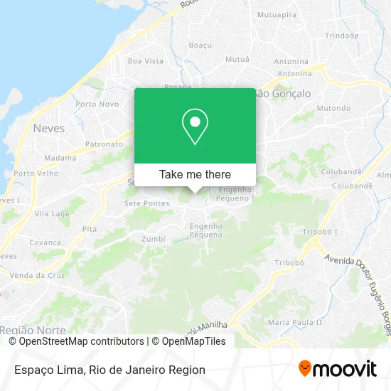 Espaço Lima map