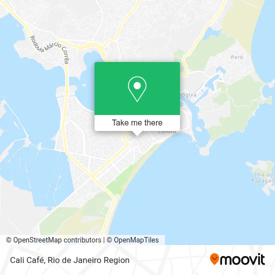 Cali Café map