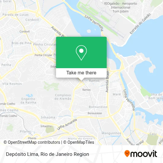 Depósito Lima map