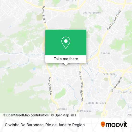 Cozinha Da Baronesa map