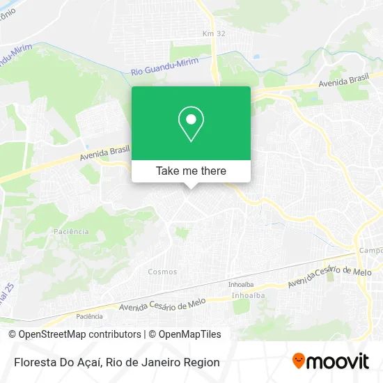 Floresta Do Açaí map