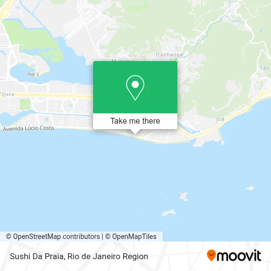 Sushi Da Praia map