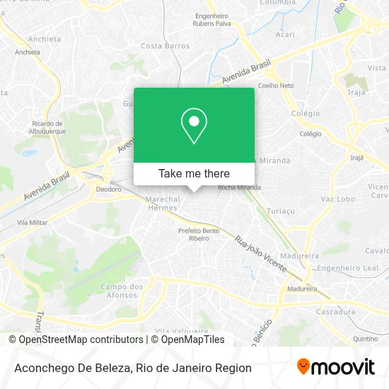 Aconchego De Beleza map
