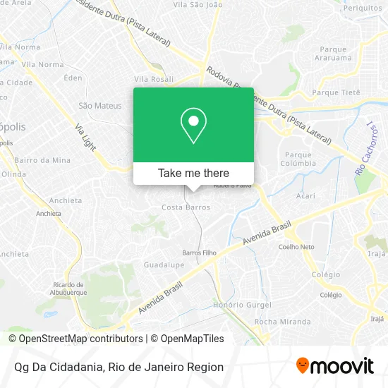 Qg Da Cidadania map