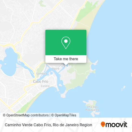 Caminho Verde Cabo Frio map