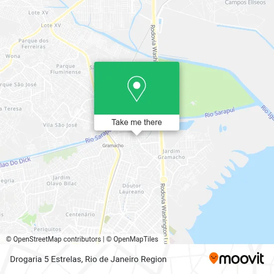 Drogaria 5 Estrelas map